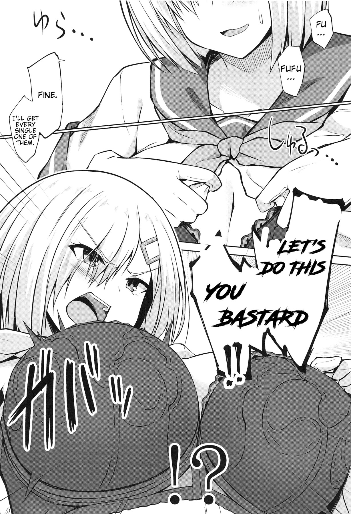 Hentai Manga Comic-Paizuri Sex with Hamakaze-chan!!-Read-6